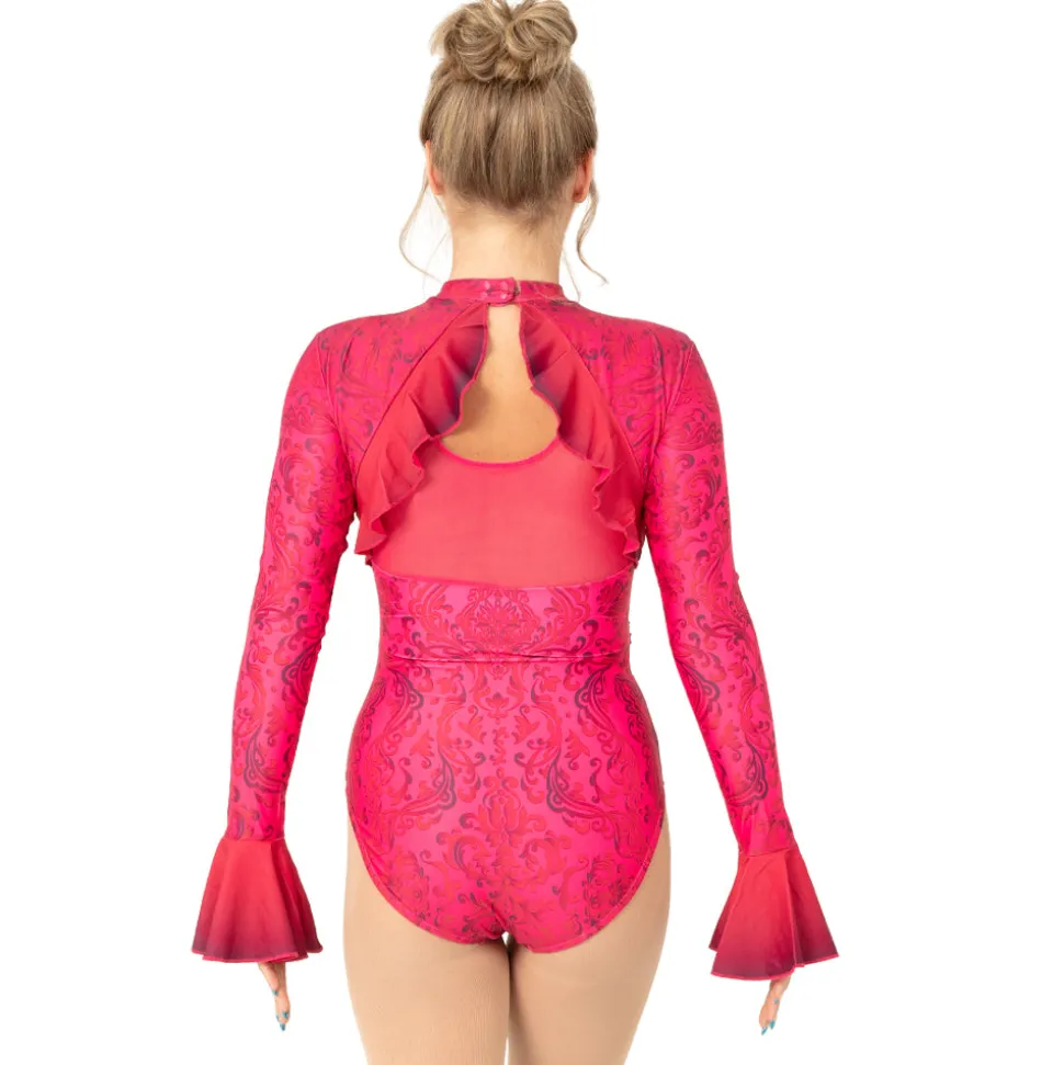 Damask Long Sleeve Leotard