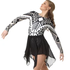 Deco Long Sleeve Leotard