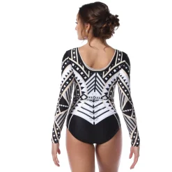 Deco Long Sleeve Leotard