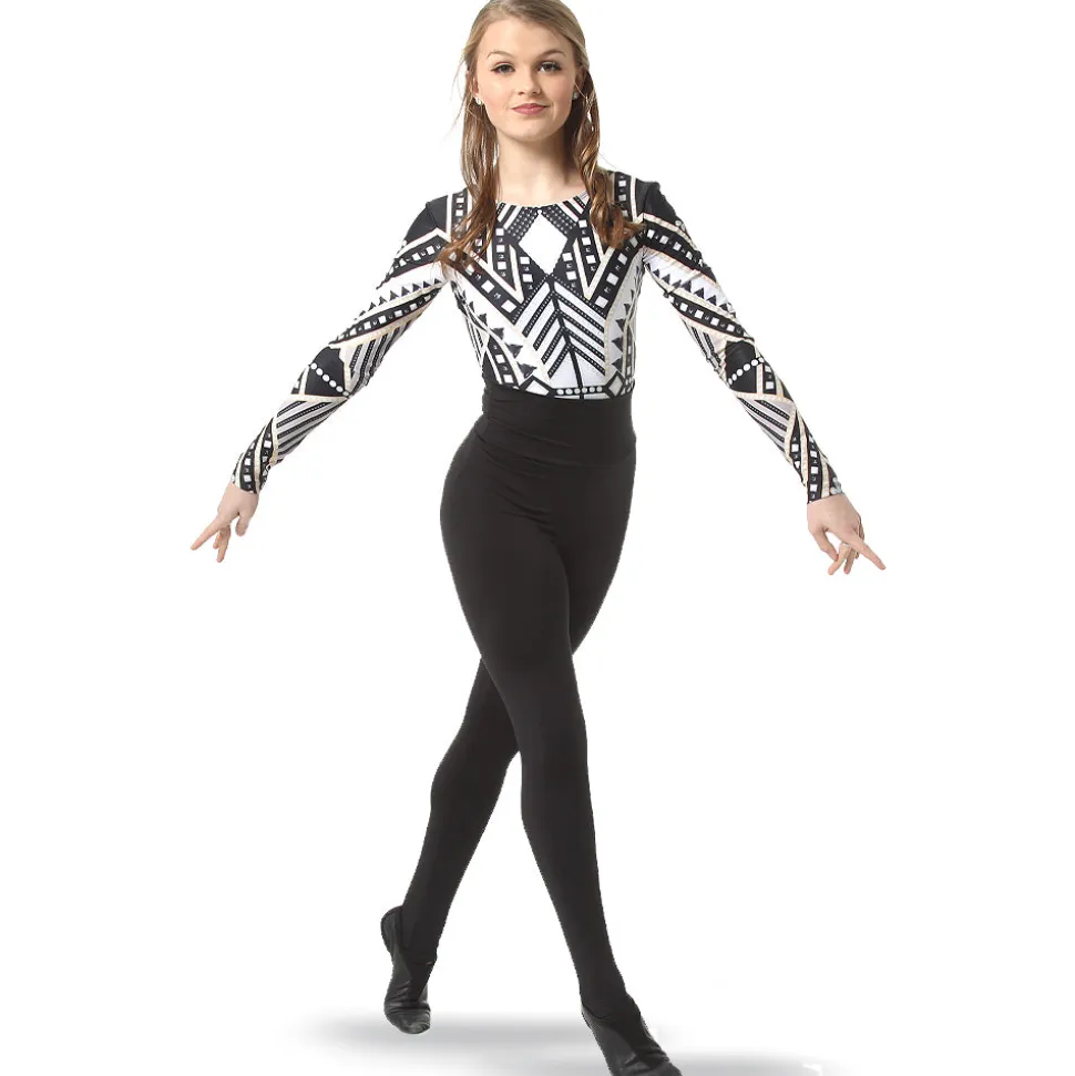 Deco Long Sleeve Leotard