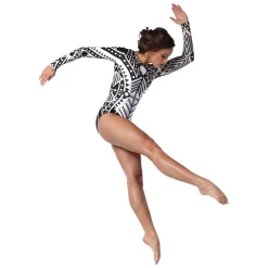 Deco Long Sleeve Leotard