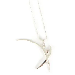 Diamond JFK Pendant with 18