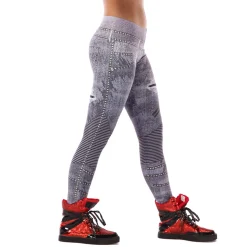Distressed Denim Legging