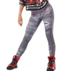 Distressed Denim Legging