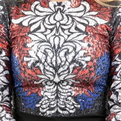 Floral Sequin Biketard