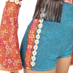 Flower Power Hippie 70s Biketard