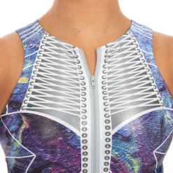 Galaxy Princess Zipper Front Leo