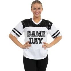 Game Day Sequin Jersey TShirt