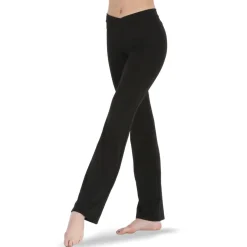 Girls Body Wrappers V-Front Jazz Pant