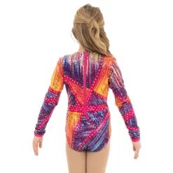 Glam Sequin Long Sleeve Leotard
