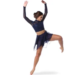 Handkerchief Mesh Skirt