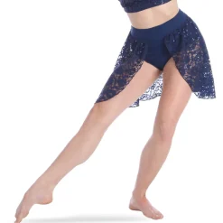 High Waist Brief With Open Mesh Skirt