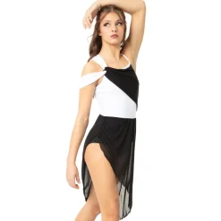 I'm Falling in Love Gathered Mesh Lyrical Dress