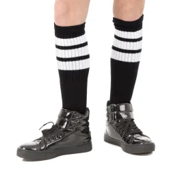 19 Inch Striped Tube Socks