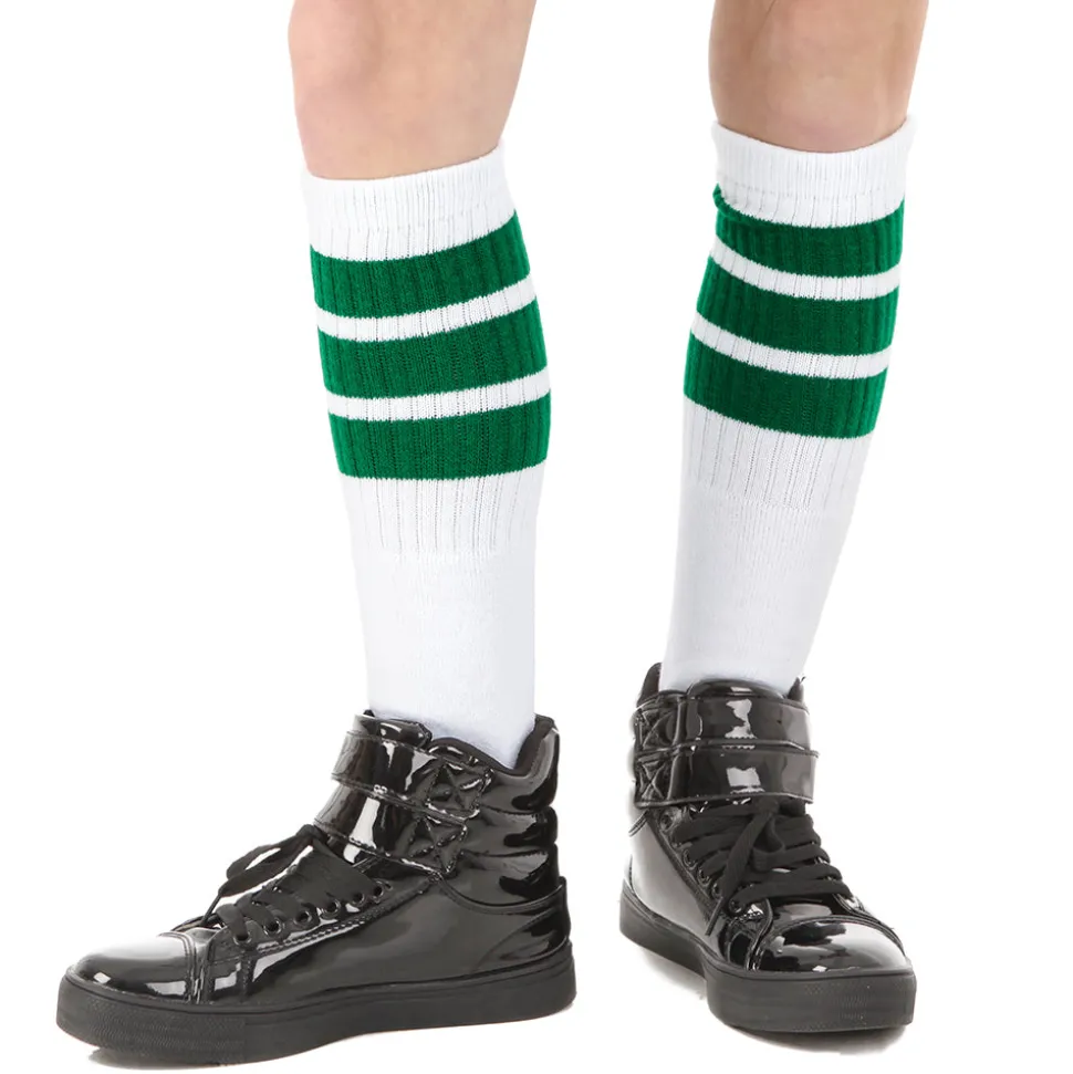 19 Inch Striped Tube Socks