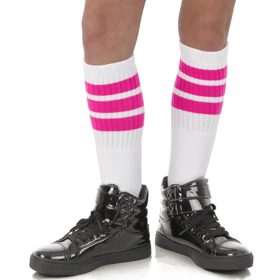 19 Inch Striped Tube Socks