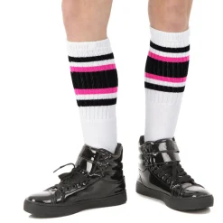 19 Inch Striped Tube Socks