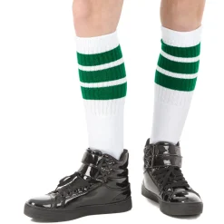 14 Inch Striped Tube Socks