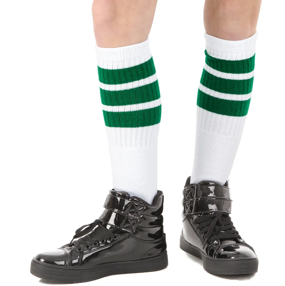 22 Inch Striped Tube Socks