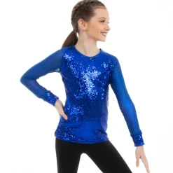 Kids Sequin Baseball Top