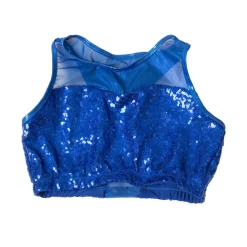 Kids Sequin Mesh Sweetheart Bra