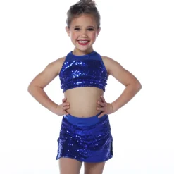Kids Sequin Skort