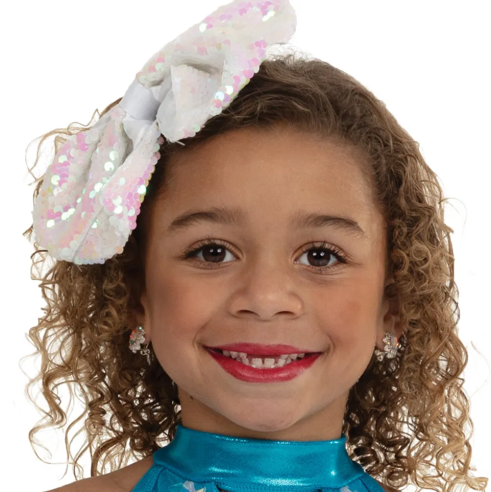Large Sequin Hair Bow