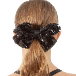Large Sequin Hair Bow