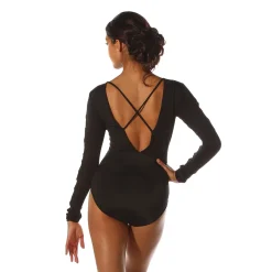 Lattice Long Sleeve Leotard