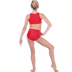 Lifeguard Zipper Front Leotard