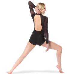 Long Sleeve Mesh Biketard