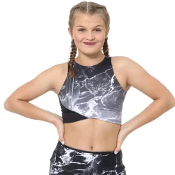 Marble Crop Top