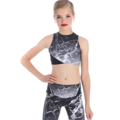 Marble Crop Top