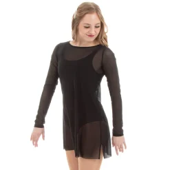 Mesh Long Sleeve Overdress