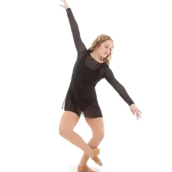 Mesh Long Sleeve Overdress