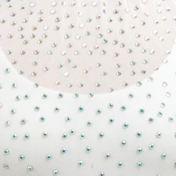 Mesh Rhinestone Dress