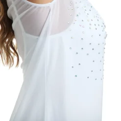 Mesh Rhinestone Dress