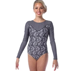 Plunge Long Sleeve Leotard