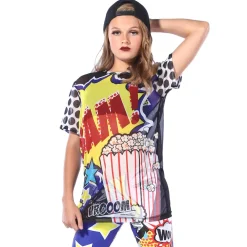 Pop Art Poppin Short Sleeve Mesh