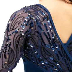 Power Up Sequin Mesh Asymmetrical Unitard