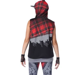Punk Rock Princess Cut Off Hoodie