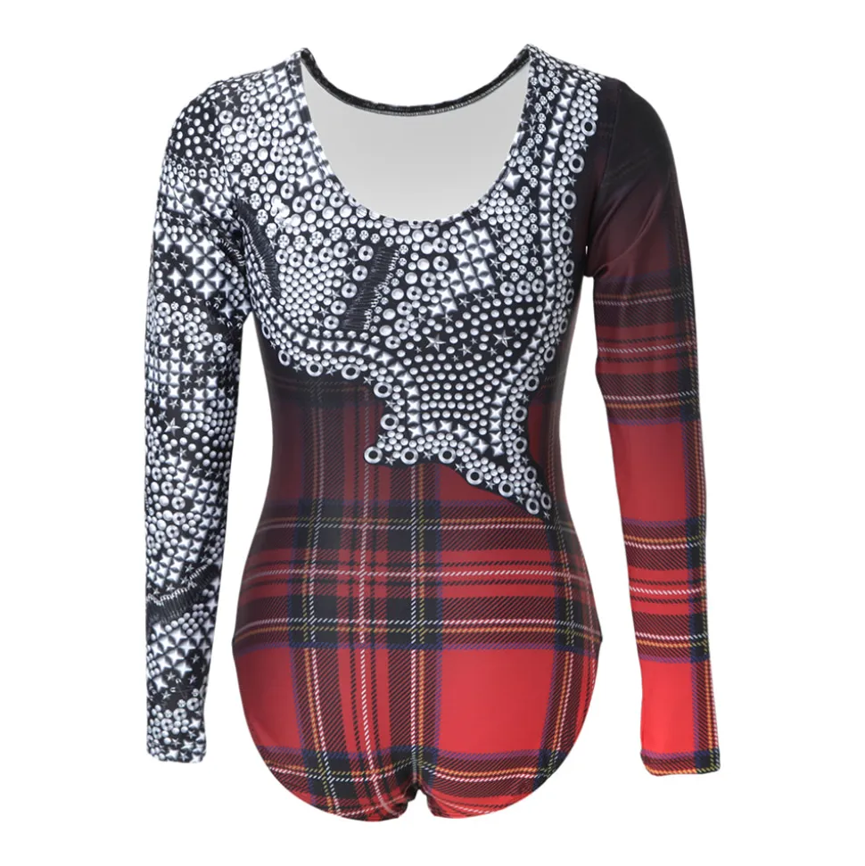 Punk Rock Princess Long Sleeve Leotard