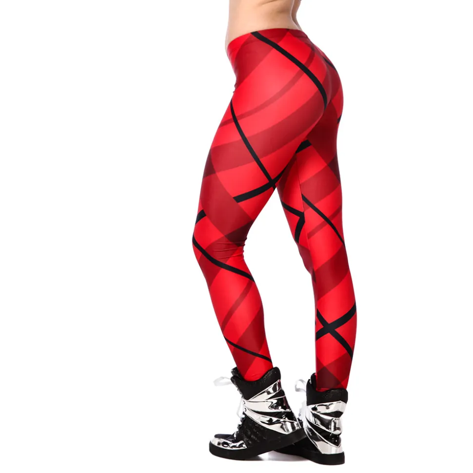 Red Plaid Legging