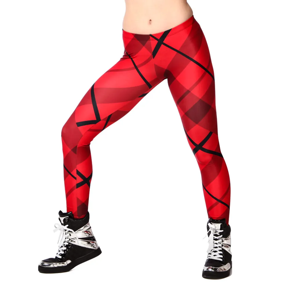 Red Plaid Legging