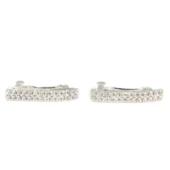 Rhinestone Barrette Pair