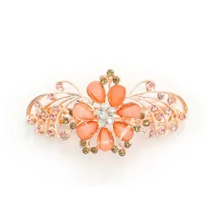 Rhinestone Flower Clip