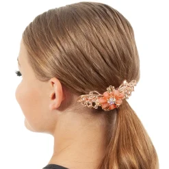 Rhinestone Flower Clip