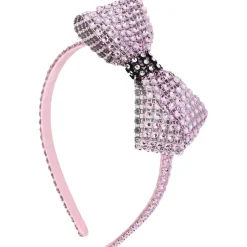 Rhinestone Headband with Contrast Trim