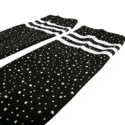 Rhinestone Stripe Socks