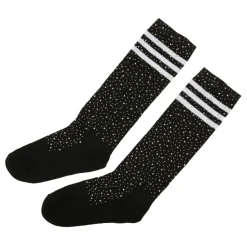 Rhinestone Stripe Socks
